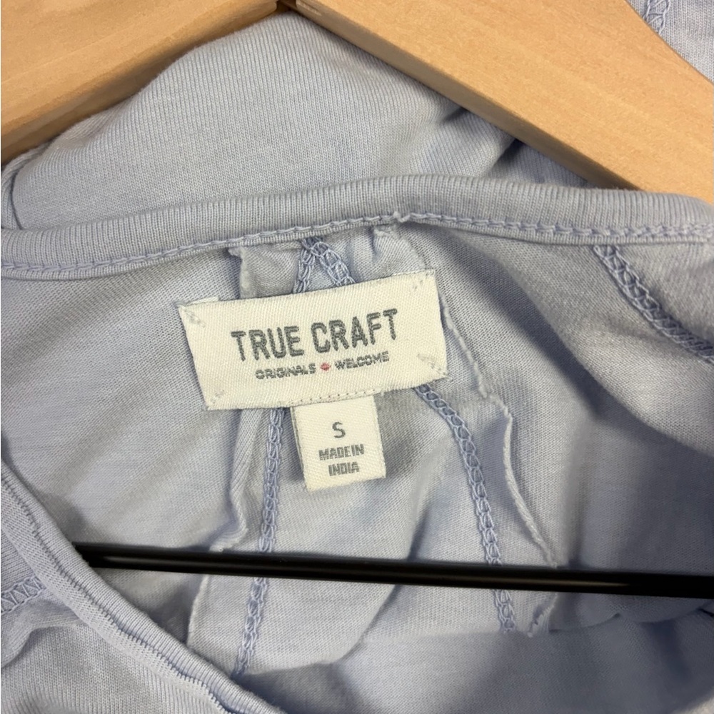 True Craft Light Blue Casual Tank Dress - Picture 3 of 3